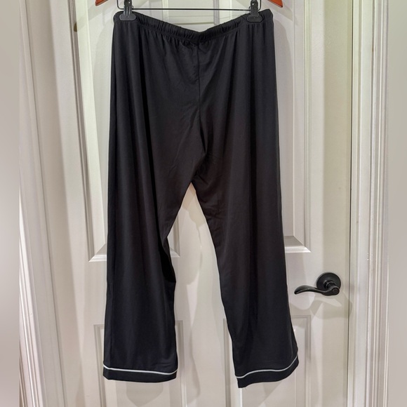 Women's Black BORN Button Up Soft Pajama Set - Picture 10 of 12